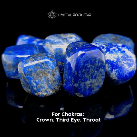 Lapis Lazuli Tumbled Stone for Intuition