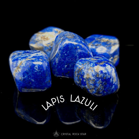 Lapis Lazuli Tumbled Stone for Intuition