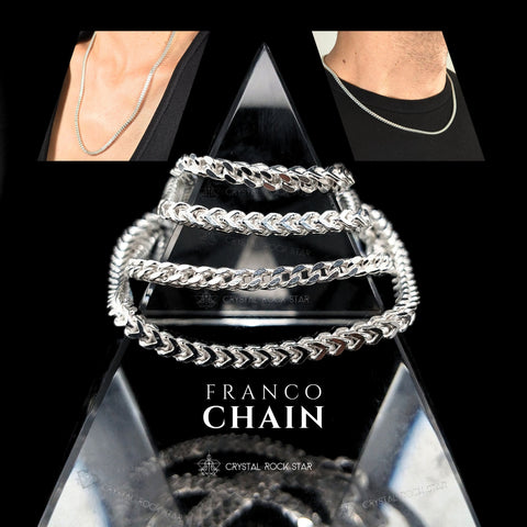 Franco Sterling Silver Chain 20" Unisex