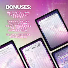 Milestones Crystal Collector Record Keeper - Sapphire