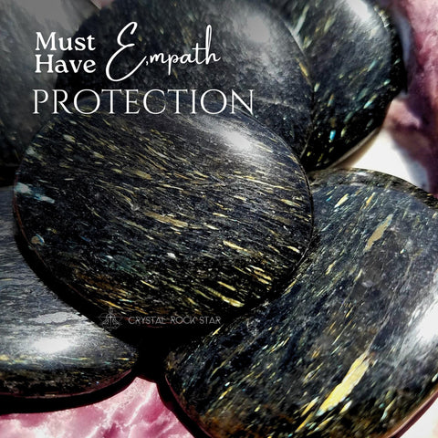 Genuine Nuummite Greenland Palm Stone