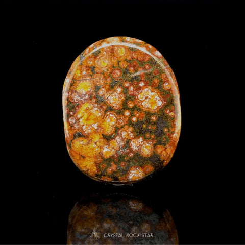 Ocean Jasper Crystal Palm Stone