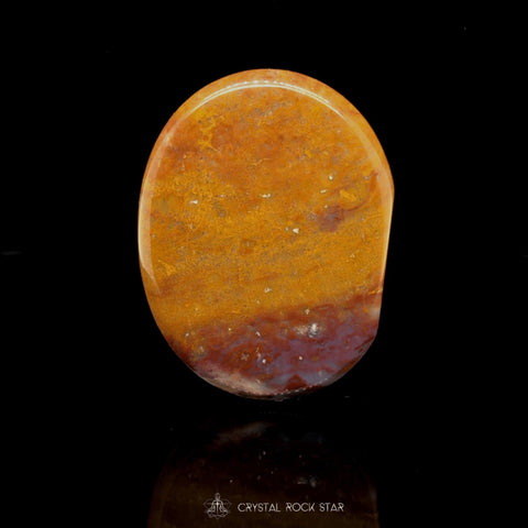 Ocean Jasper Palm Stone Sunset Orange