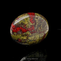 Dragon Blood Jasper Crystal Palm Stone