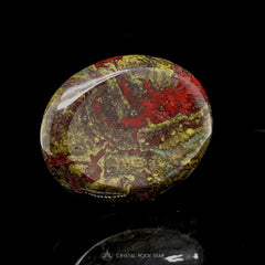 Dragon Blood Jasper Crystal Palm Stone