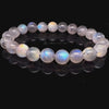 Labradorite Bracelet, A Grade Labradorite Gemstones, Chakra Stretch Bracelet, Aura Protection Jewelry, 10mm Blue Flash, Meaningful Gift Idea