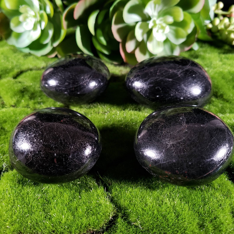 Black Tourmaline Palm Stone