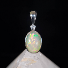 Ethiopian Rainbow Opal Pendant