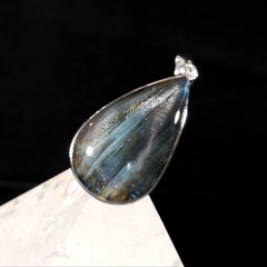 Labradorite Crystal Pendant