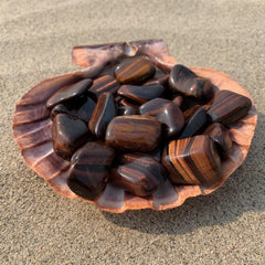 Red Tiger Eye Tumbled Stone