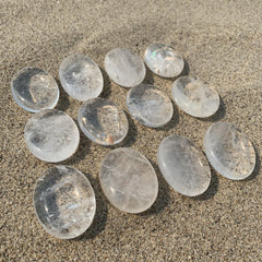 Quartz Palm Stone - Master Meditation Crystal