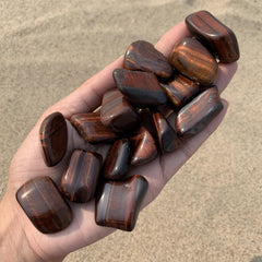 Red Tiger Eye Tumbled Stone