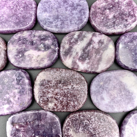 Lepidolite Palm Stone for Dream Recall