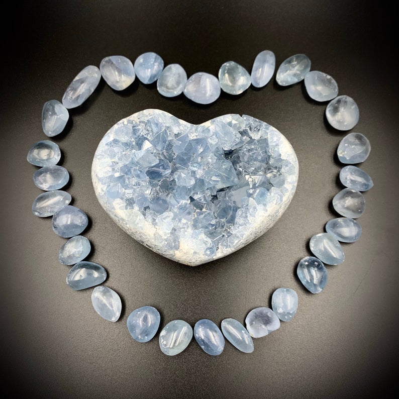 Celestite Tumbled Stone Crystal