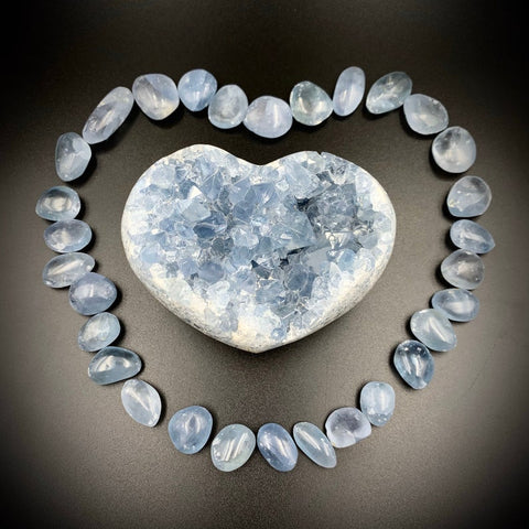 Celestite Tumbled Crystal for Divine Connection