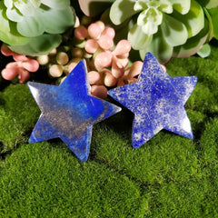 Rose Quartz or Lapis Lazuli Star
