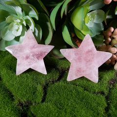 Rose Quartz or Lapis Lazuli Star