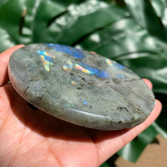 Rainbow Labradorite Genuine Crystal Coaster