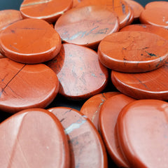 Red Jasper Palm Stone