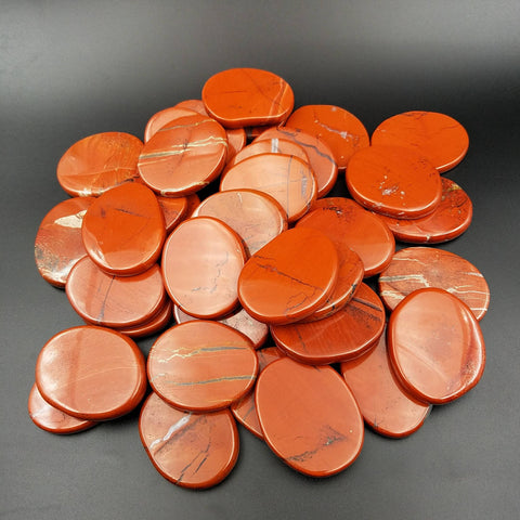 Red Jasper Palm Stone