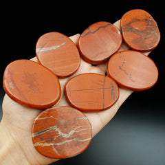 Red Jasper Palm Stone