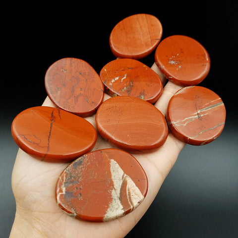 Red Jasper Palm Stone