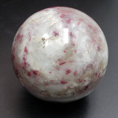 Rubellite Pink Tourmaline Smoky Quartz Sphere