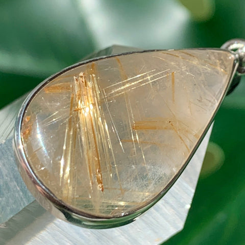 Golden Rutilated Quartz Pendant