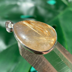 Golden Rutilated Quartz Pendant