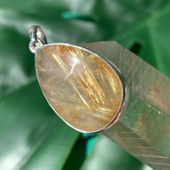 Golden Rutilated Quartz Pendant