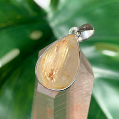 Golden Rutilated Quartz Pendant