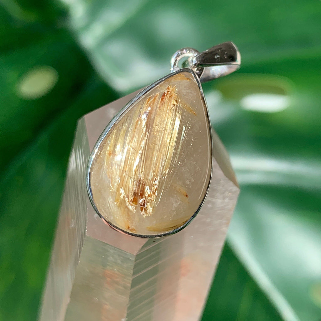 Golden Rutilated Quartz Pendant