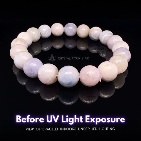 Hackmanite UV Light Color Changing Bracelet 10mm