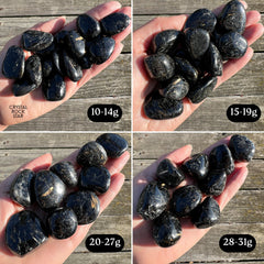 Greenland Nuummite Collector Tumbled Stone