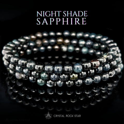 Sapphire Ruby Corundum Bracelet 5.5mm Beads