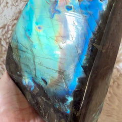 Rainbow Labradorite Large Decor Crystal 4.2"