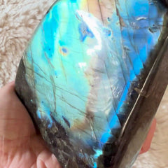 Rainbow Labradorite Large Decor Crystal 4.2"