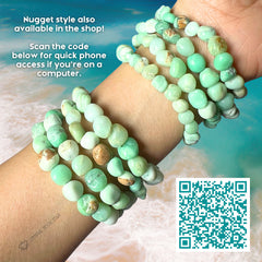 Chrysopal Chip Bracelet Chrysoprase Opal