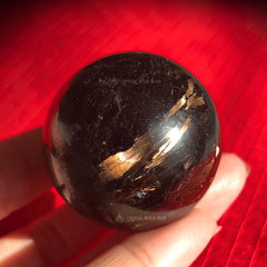Premium Flash Greenland Nuummite Sphere