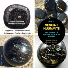 Genuine Greenland Nuummite Pocket Sphere