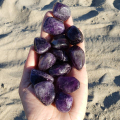 Amethyst Tumbled Stone Crystal 1" - 1.5" Brazil