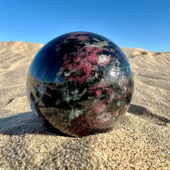 Eudialyte Sphere Rare Crystal Ball 2.4" / 60mm