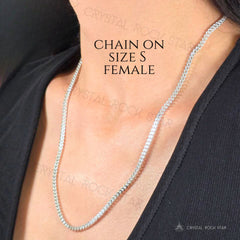 Franco Sterling Silver Chain 20" Unisex