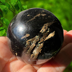 Nuummite Sphere Greenland Crystal Ball