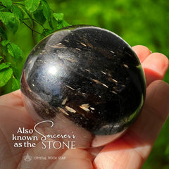 Nuummite Sphere Greenland Crystal Ball