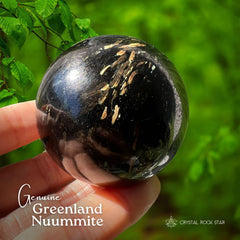 Nuummite Sphere Greenland Crystal Ball