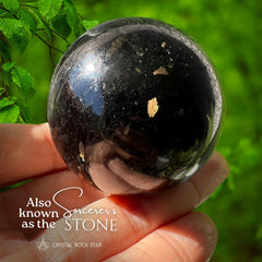 Nuummite Sphere Greenland Crystal Ball