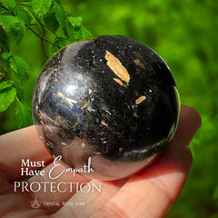 Nuummite Sphere Greenland Crystal Ball