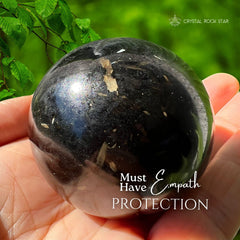 Nuummite Sphere Greenland Crystal Ball