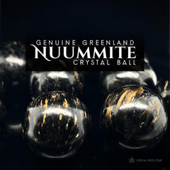 Genuine Greenland Nuummite Pocket Sphere